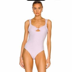 Jonathan Simkhai Purple One Piece Swimwear
